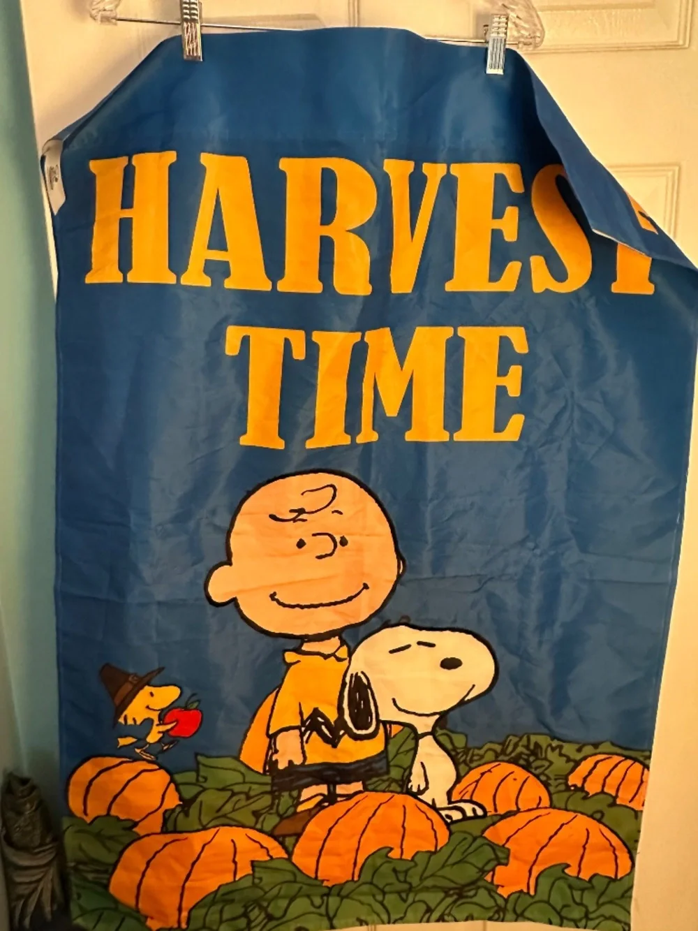 Peanuts/Charlie Brown & Snoopy Harvest/Fall House Flag/Banner 2014